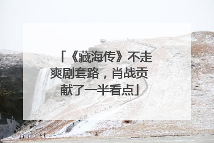 《藏海传》不走爽剧套路，肖战贡献了一半看点