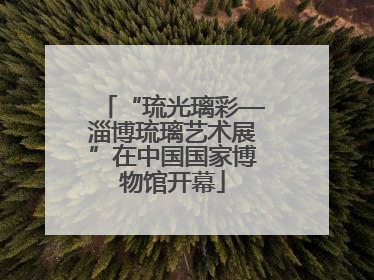 “琉光璃彩—淄博琉璃艺术展”在中国国家博物馆开幕