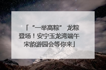“一举高粽” 龙粽登场！安宁玉龙湾端午宋韵游园会等你来