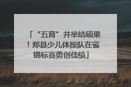 “五育”并举结硕果！郏县少儿体操队在省锦标赛勇创佳绩