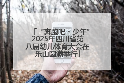 “奔跑吧・少年”2025年四川省第八届幼儿体育大会在乐山圆满举行