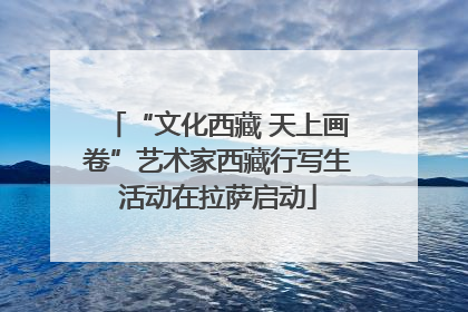 “文化西藏 天上画卷”艺术家西藏行写生活动在拉萨启动