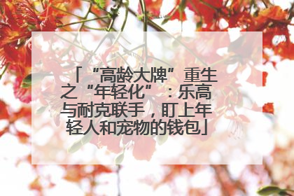 “高龄大牌”重生之“年轻化”：乐高与耐克联手，盯上年轻人和宠物的钱包