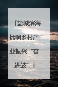 盐城滨海擂响乡村产业振兴“奋进鼓”