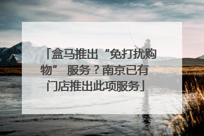 盒马推出“免打扰购物” 服务？南京已有门店推出此项服务