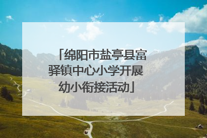 绵阳市盐亭县富驿镇中心小学开展幼小衔接活动