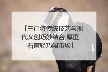 三门将传统技艺与现代文创巧妙结合 厚重石窗轻巧闯市场