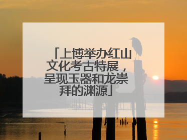 上博举办红山文化考古特展，呈现玉器和龙崇拜的渊源