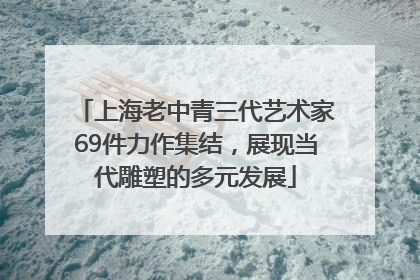 上海老中青三代艺术家69件力作集结，展现当代雕塑的多元发展