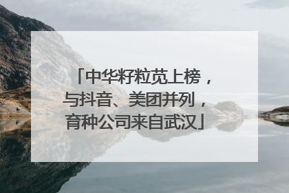 中华籽粒苋上榜，与抖音、美团并列，育种公司来自武汉