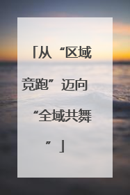 从“区域竞跑”迈向“全域共舞”