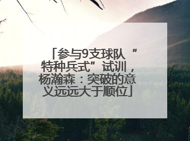 参与9支球队“特种兵式”试训，杨瀚森：突破的意义远远大于顺位