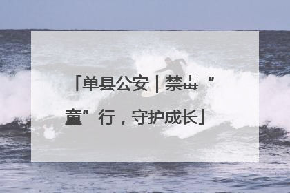 单县公安｜禁毒“童”行，守护成长