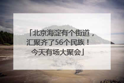 北京海淀有个街道，汇聚齐了56个民族！今天有场大聚会