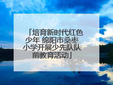 培育新时代红色少年 绵阳市桑枣小学开展少先队队前教育活动
