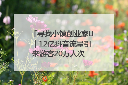 寻找小镇创业家㊱｜12亿抖音流量引来游客20万人次 “襄阳许三多”爆改家乡打造网红村