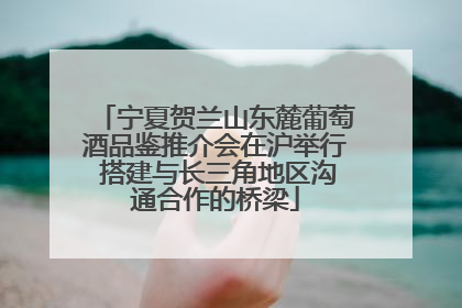 宁夏贺兰山东麓葡萄酒品鉴推介会在沪举行 搭建与长三角地区沟通合作的桥梁