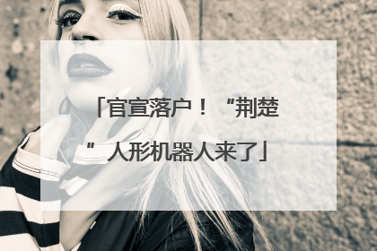 官宣落户！“荆楚”人形机器人来了