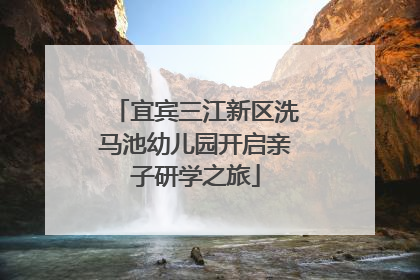 宜宾三江新区洗马池幼儿园开启亲子研学之旅