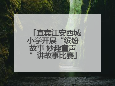 宜宾江安西城小学开展“缤纷故事 妙趣童声”讲故事比赛