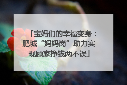 宝妈们的幸福变身：肥城“妈妈岗”助力实现顾家挣钱两不误