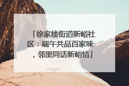 徐家楼街道新峪社区：端午共品百家味，邻里同话新峪情