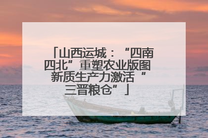 山西运城：“四南四北”重塑农业版图 新质生产力激活“三晋粮仓”