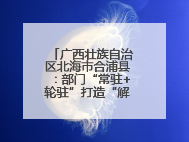 广西壮族自治区北海市合浦县：部门“常驻+轮驻”打造“解纷联合舰队”