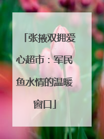 张掖双拥爱心超市：军民鱼水情的温暖窗口