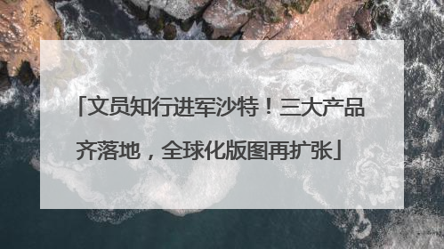 文员知行进军沙特！三大产品齐落地，全球化版图再扩张