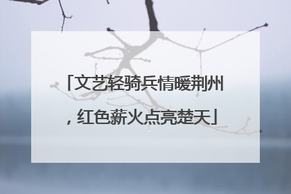 文艺轻骑兵情暖荆州，红色薪火点亮楚天