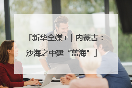 新华全媒+｜内蒙古：沙海之中建“蓝海”