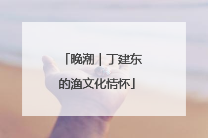 晚潮｜丁建东的渔文化情怀