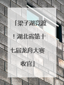 梁子湖竞渡！湖北省第十七届龙舟大赛收官