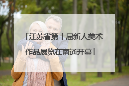 江苏省第十届新人美术作品展览在南通开幕