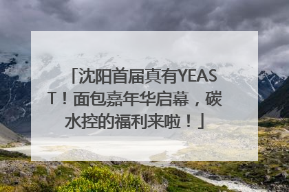 沈阳首届真有YEAST！面包嘉年华启幕，碳水控的福利来啦！