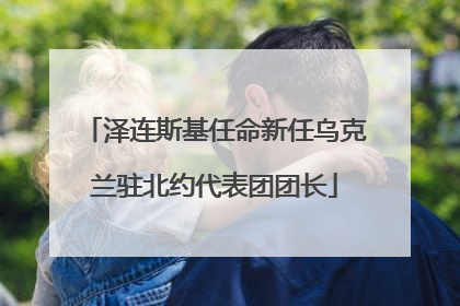 泽连斯基任命新任乌克兰驻北约代表团团长