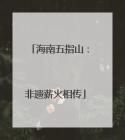 海南五指山：非遗薪火相传