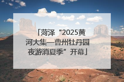 菏泽“2025黄河大集—曹州牡丹园夜游消夏季”开幕