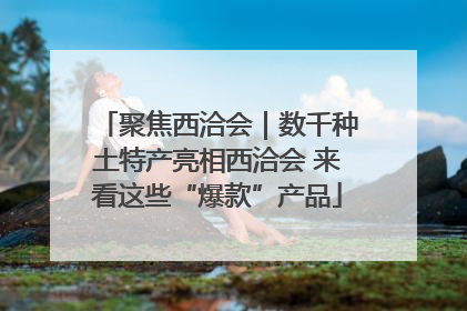 聚焦西洽会｜数千种土特产亮相西洽会 来看这些“爆款”产品