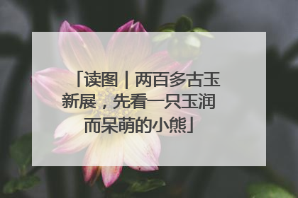 读图｜两百多古玉新展，先看一只玉润而呆萌的小熊