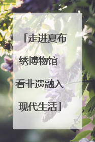 走进夏布绣博物馆 看非遗融入现代生活