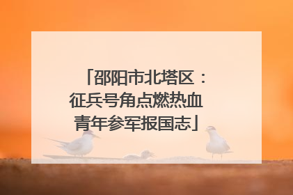 邵阳市北塔区：征兵号角点燃热血青年参军报国志