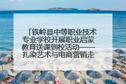 铁岭县中等职业技术专业学校开展职业启蒙教育送课到校活动——扎染艺术与电商营销走进熊官屯镇中心小学