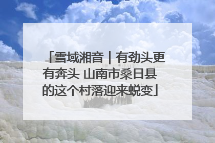 雪域湘音｜有劲头更有奔头 山南市桑日县的这个村落迎来蜕变