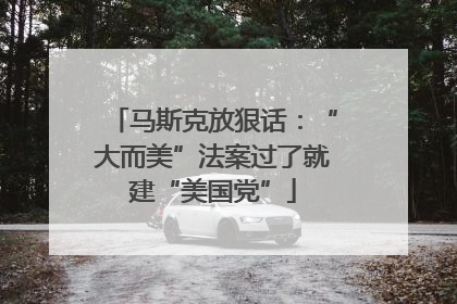 马斯克放狠话：“大而美”法案过了就建“美国党”