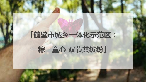 鹤壁市城乡一体化示范区：一粽一童心 双节共缤纷