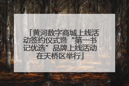 黄河数字商城上线活动签约仪式暨“第一书记优选”品牌上线活动在天桥区举行