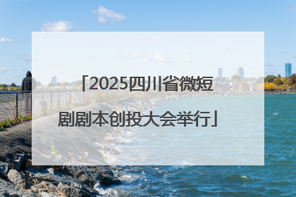 2025四川省微短剧剧本创投大会举行