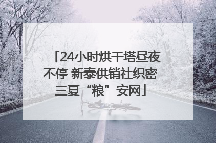 24小时烘干塔昼夜不停 新泰供销社织密三夏“粮”安网